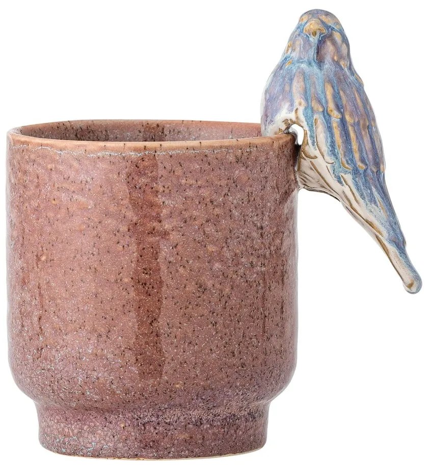 Kamionkowa ręcznie malowana osłonka na doniczkę ø 11 cm Larky – Bloomingville