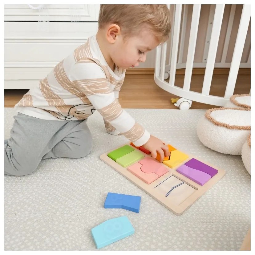 Tooky toy box pudełko xxl montessori edukacyjne 7w1 sensoryczne 31-36 mies.