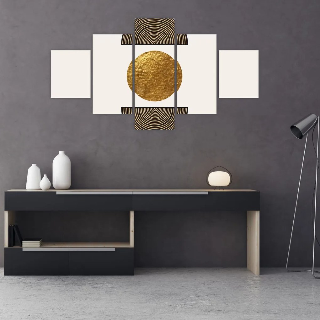 Obraz - Złota ozdoba N⁰1 (125x70 cm)