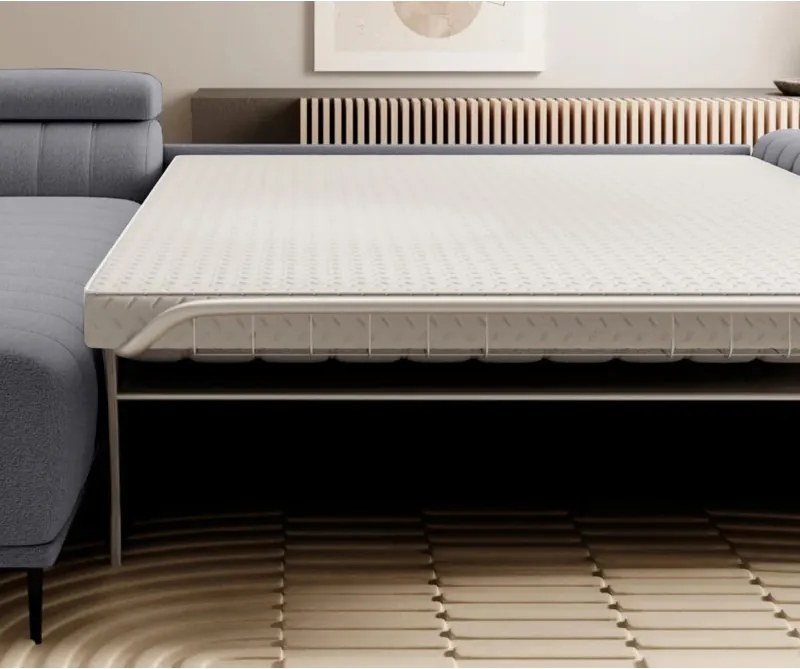 Narożnik GANDI 160 Prawostronny system włoski Salvador 15 Ciemny szary WERSAL