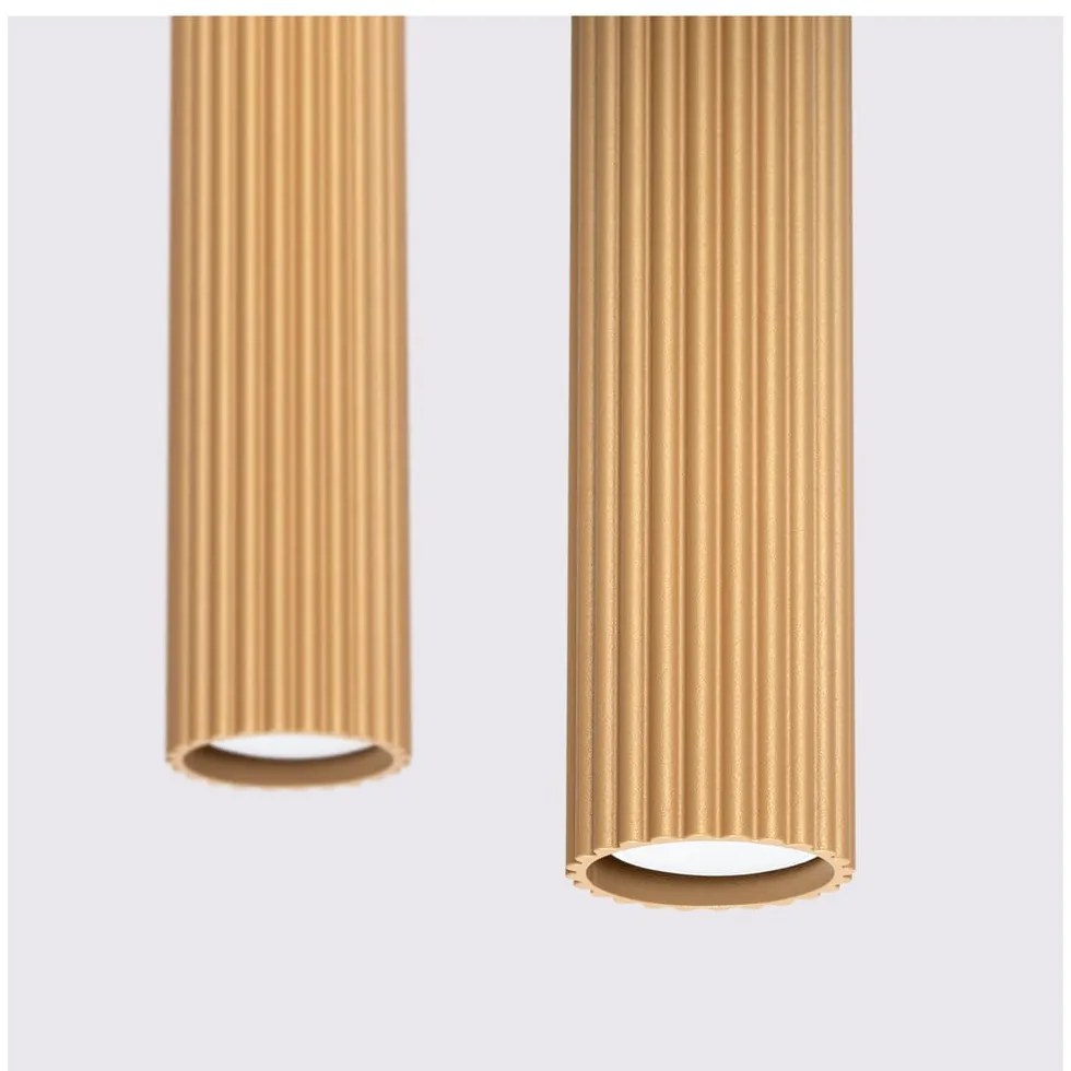 Lampa wisząca w kolorze złota Gleam – Sollux