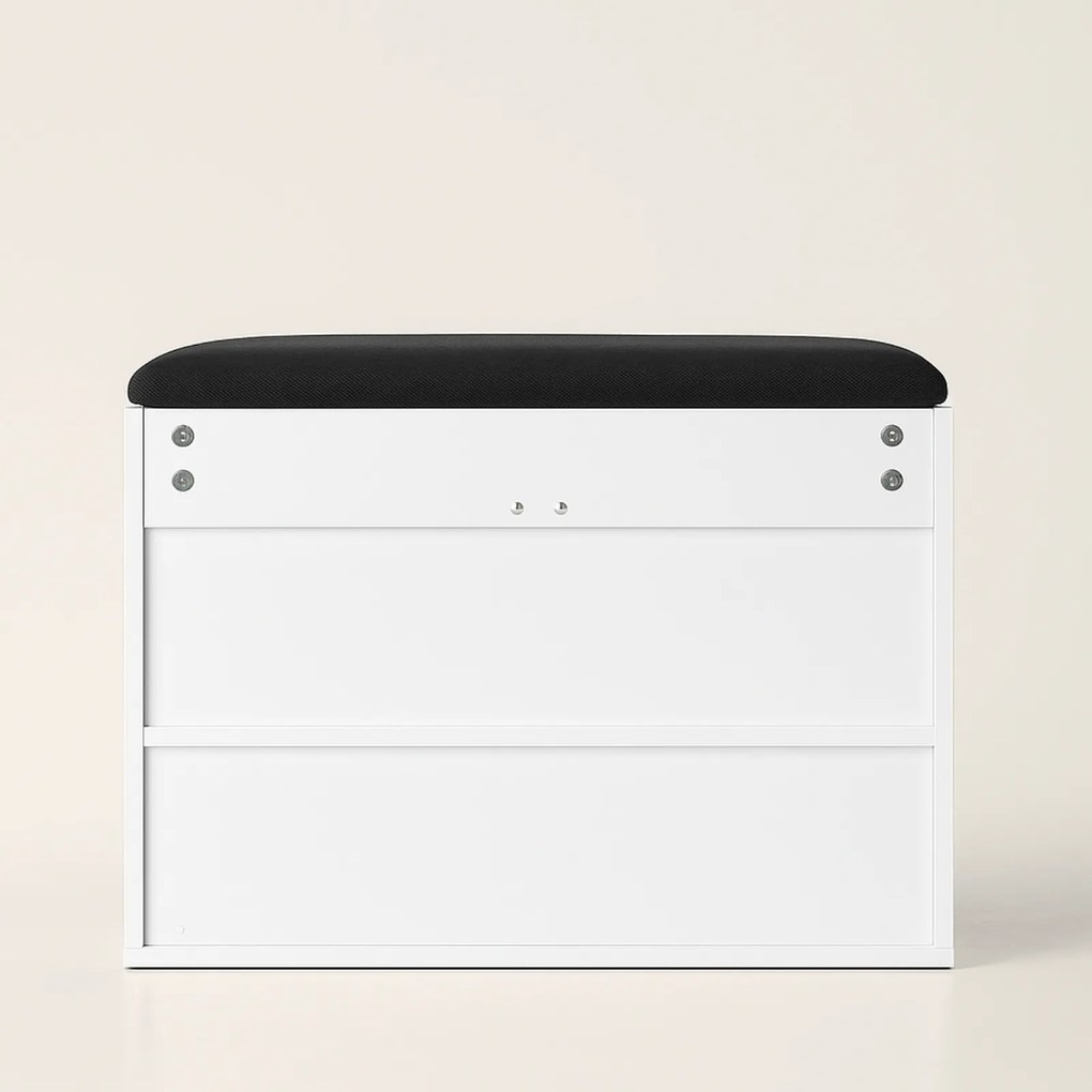 Szafka na buty z siedziskiem LEVA, 60 x 30 x 47 cm