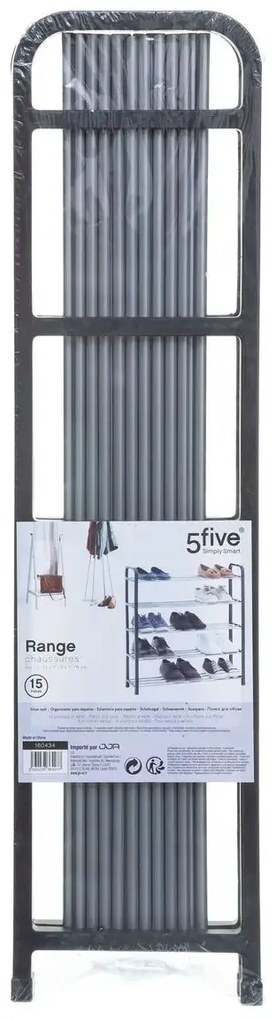 Szafka na buty z 5 poziomami, 76x20x71 cm
