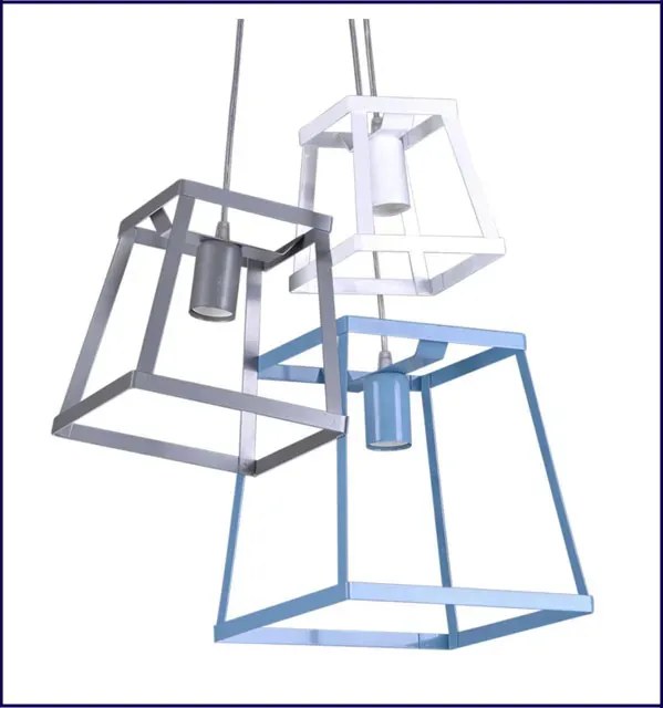 Geometryczna lampa wisząca dziecięca 3X S550 L4-S38