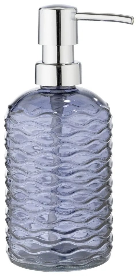 Ciemnoniebieski szklany dozownik do mydła 0.5 l Vetro – Wenko