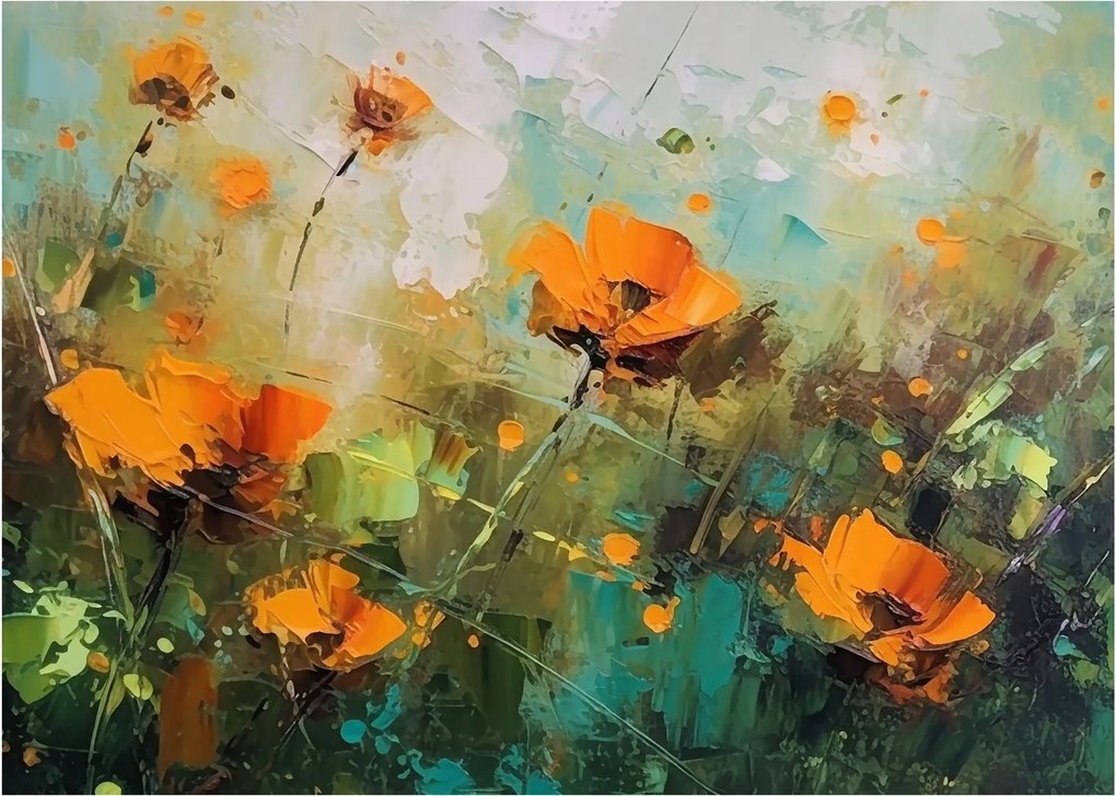Obraz - Kwiaty (70x50 cm)