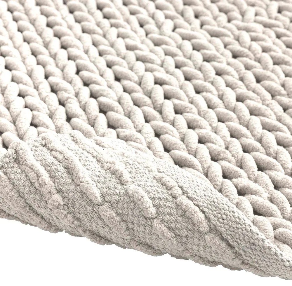 Kremowy dywanik łazienkowy 50x80 cm Ariel – douceur d'intérieur