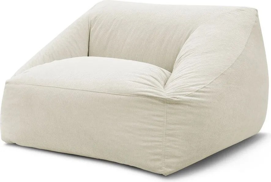 Beżowy sztruksowy worek do siedzenia Lilibet – Bobochic Paris