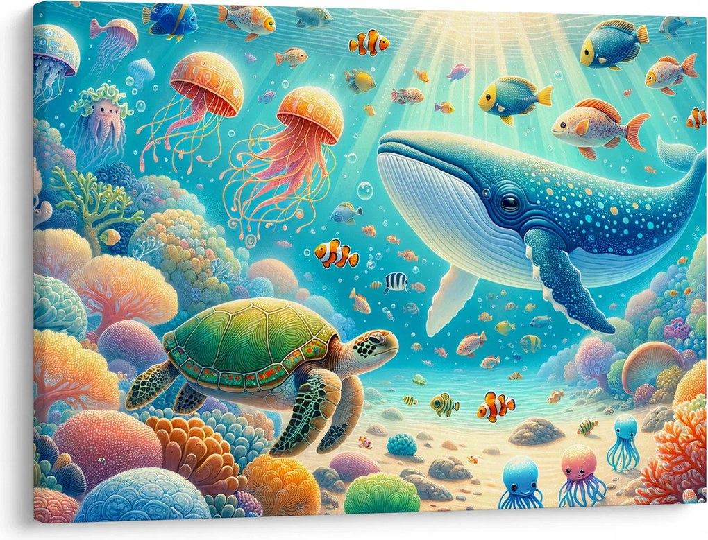 Obraz - Świat pod wodą (70x50 cm)