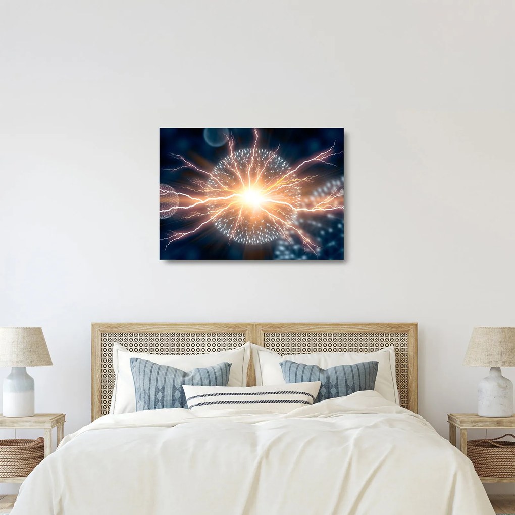 Obraz na szkle - Atom (70x50 cm)