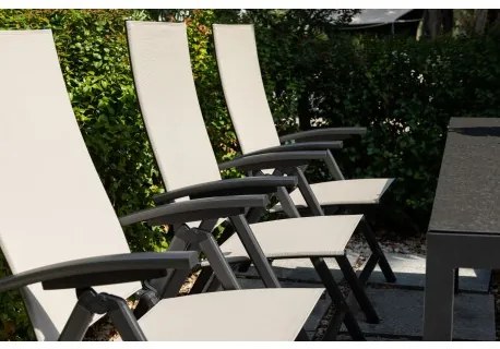 NOVA AVANTAGE mocca – zestaw ogrodowy aluminiowy 6+1