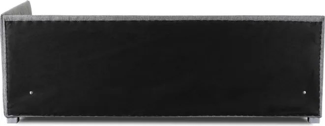 Łóżko Tapczan Młodzieżowe KARO 2 90x200 cm Narożne Szare