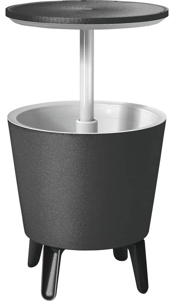 Plastikowy okrągły stolik ogrodowy z pojemnikiem na lód ø 49,5 cm Cool – Keter