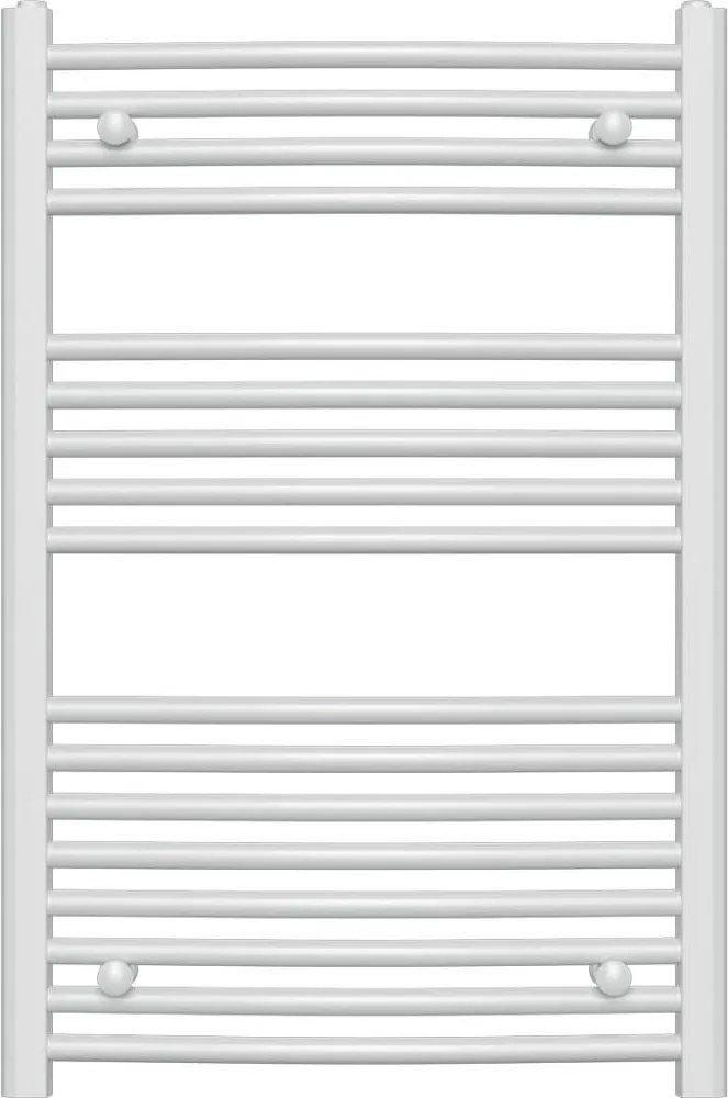 Novaservis - Grzejnik łazienkowy drabinkowy 478W/230V 90x60 cm biały zaokrąglony