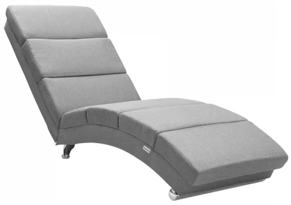 Leżanka LONDON, 186×55×89cm, szara Casaria