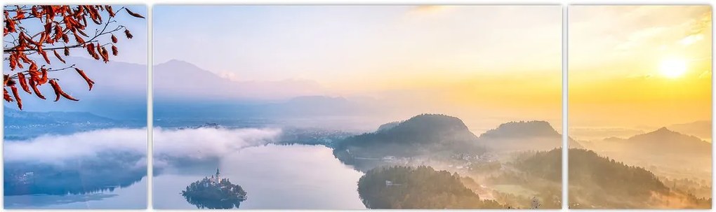 Obraz - Jezioro Bled (170x50 cm)