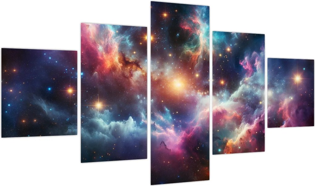 Obraz - Ciemny kosmos (125x70 cm)