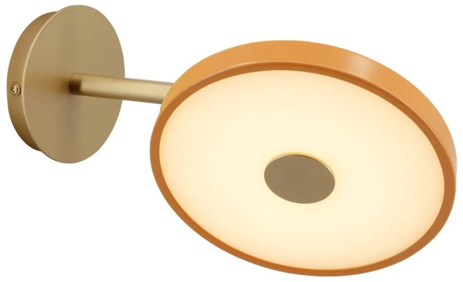 Pomarańczowy kinkiet LED ze ściemniaczem ø 15 cm Asteria Wall Short – UMAGE