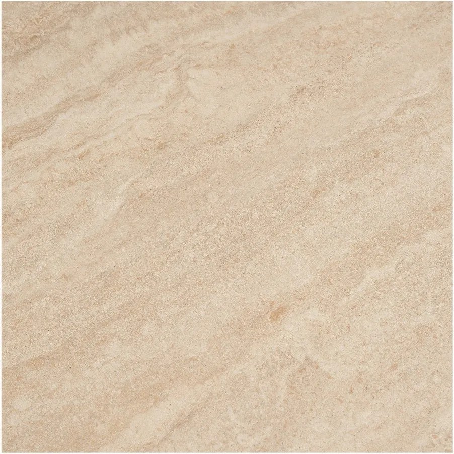 Beżowy okrągły stolik z ceramicznym blatem ø 70 cm Annecy – House Nordic