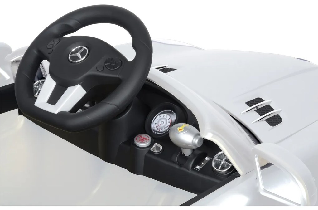 Buddy Toys BEC 7110 Elektryczny samochód MercedesBenz SLS, biały