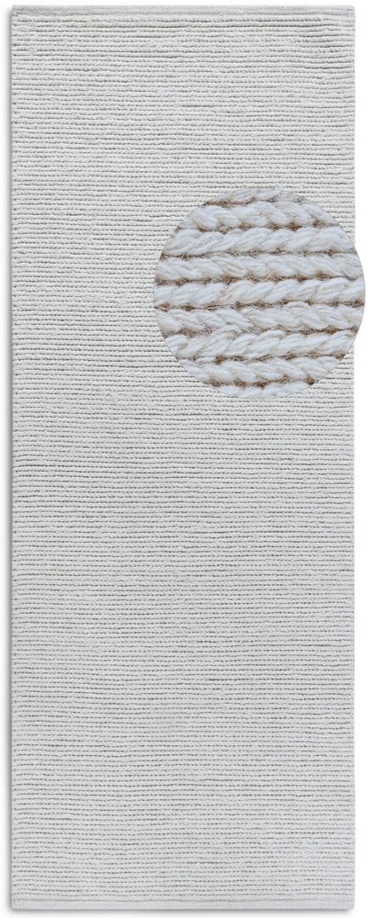 Dywan wełniany Villeroy &amp; Boch kremowy 80 cm x 200 cm