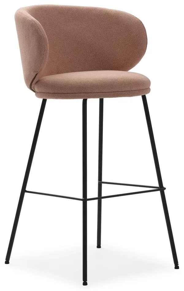 Jasnoróżowe hokery zestaw 2 szt. (wysokość siedziska 65 cm) Rush – Marckeric