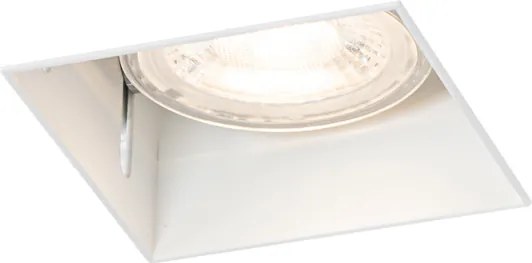 Zestaw 6 białych opraw wpuszczanych GU10 50 mm bezramkowych - Oneon