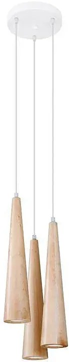 Skandynawska lampa wisząca nad stół - 4X A185 H2-G44