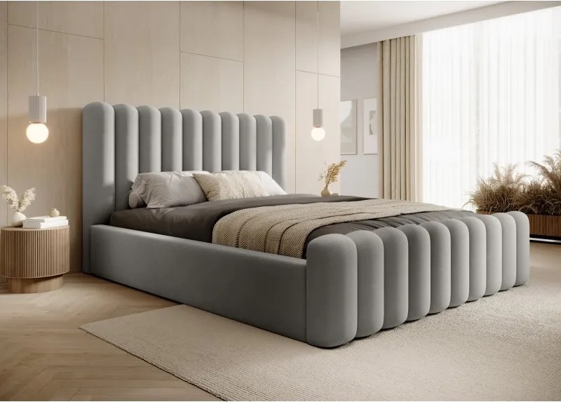 Łóżko Mona VII 200 w tkaninie Magic Velvet 2240