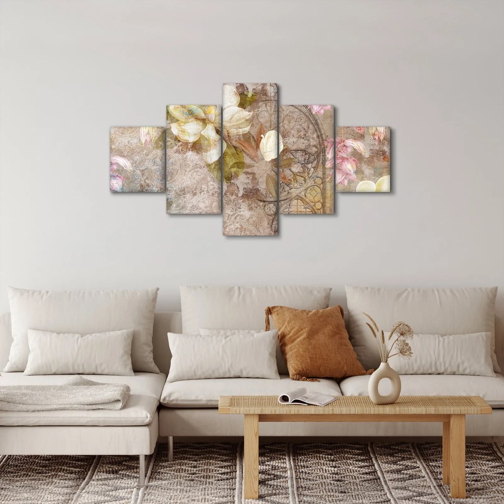 Obraz - Ozdoba kwiatowa (125x70 cm)