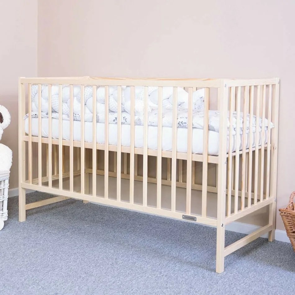 Łóżeczko New Baby Basic, naturalne