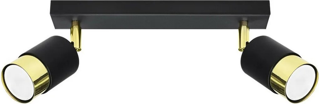 Listwa oświetleniowa NERO 2 czarna/złoty