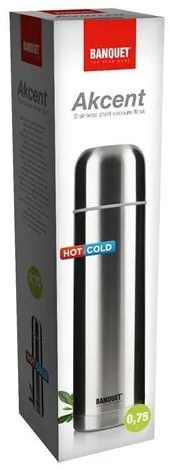 Banquet Termos ze stali nierdzewnej Akcent, 0,75 l, 0,75 l