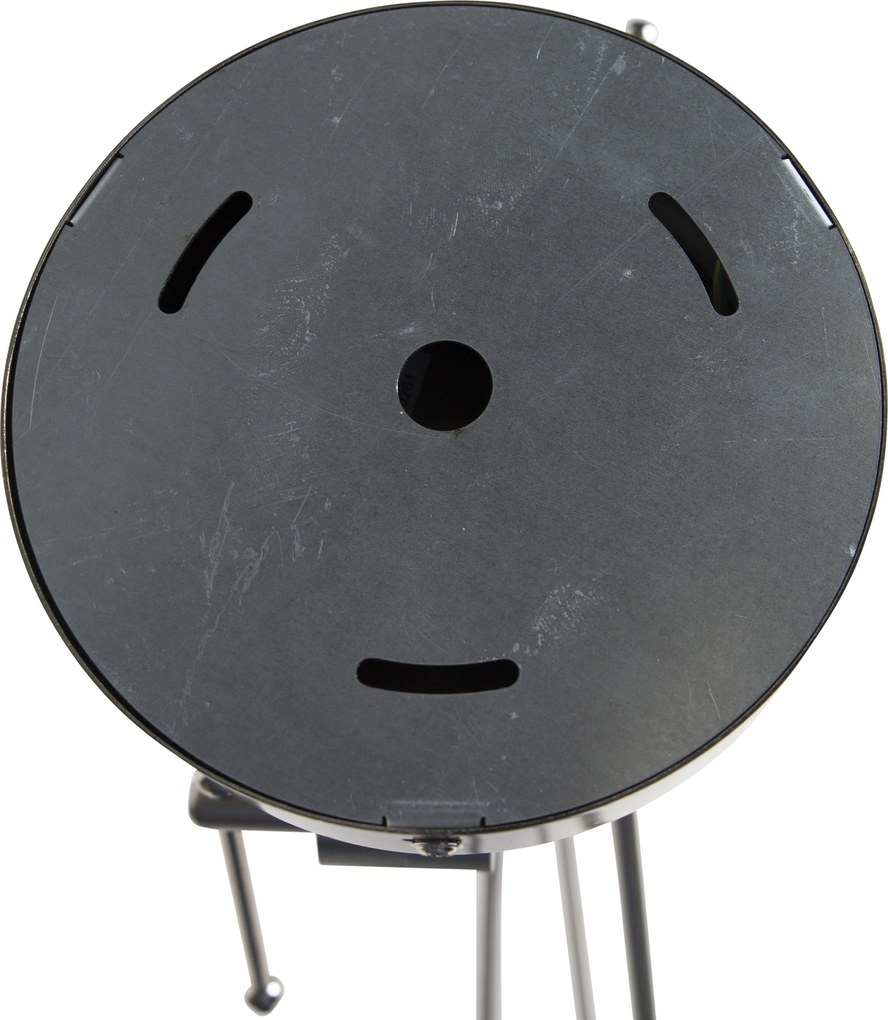 Stalowa lampa wisząca z abażurami z lnu czarna 35 cm 2-światłowa - Blitz