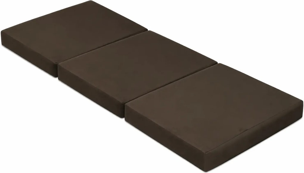 Materac 180/60 + Torba składany turystyczny tkanina Welur : Kolor tkaniny - VELVET - MG05, Rozmiar - 180/60/10, Typ tkaniny - Velvet