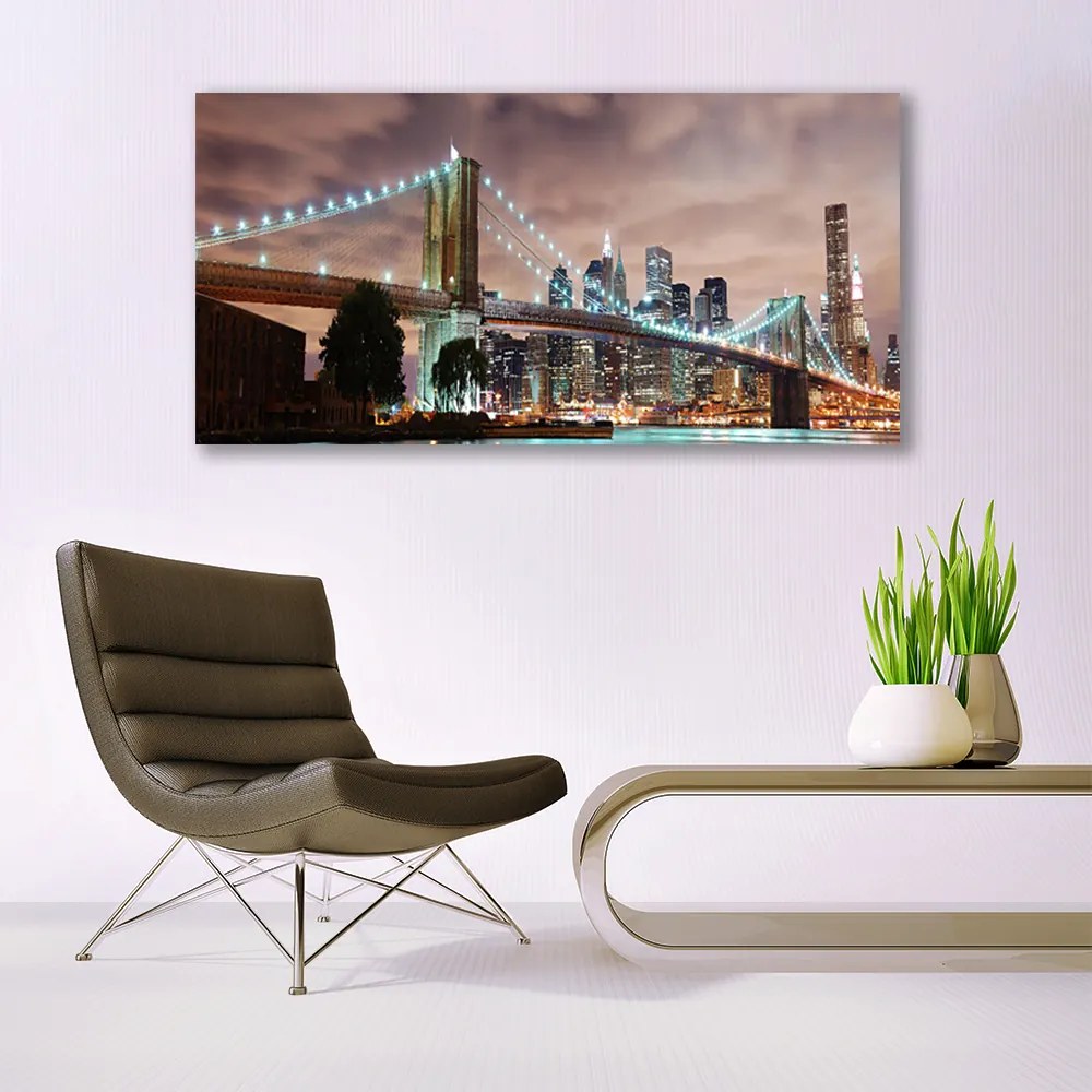 Obraz canvas Tęcza nad Słonecznym Wodospadem