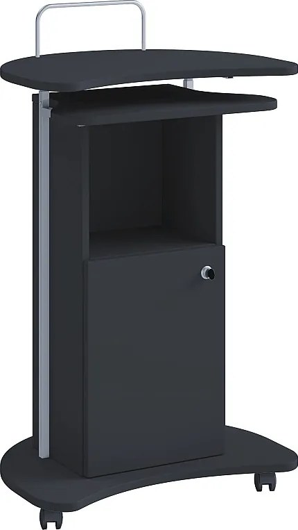 Drewniane biurko stojące Głośnik rolki biurkowe Komil