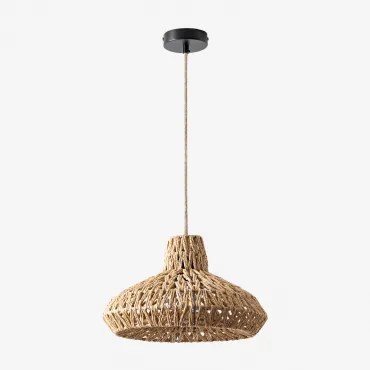 Lampa Sufitowa Z Plecionego Papieru Maslany Miel & Natural Maslany - Sklum