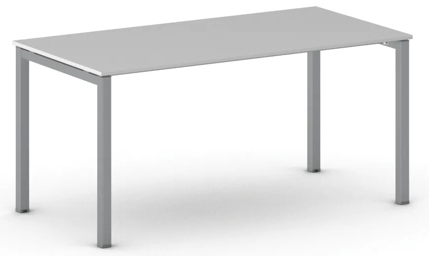 Biurko METAL, 160x80 cm, szary