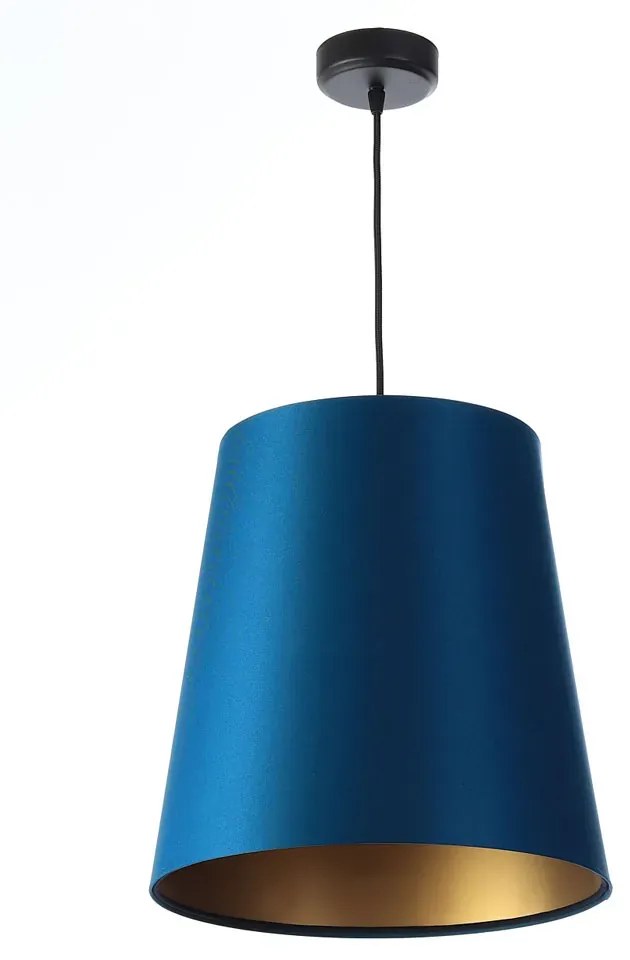 Granatowo-złota lampa wisząca nad stół - 18X S402 T3-M33