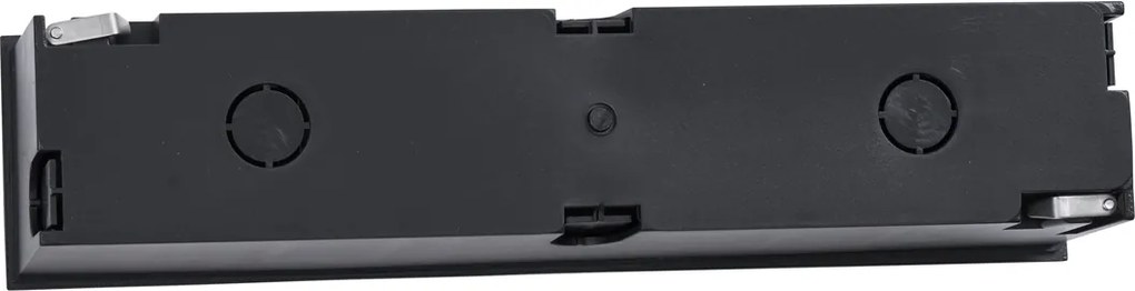 Nowoczesna lampa ścienna wpuszczana czarna 28 cm z LED IP65 - Mert