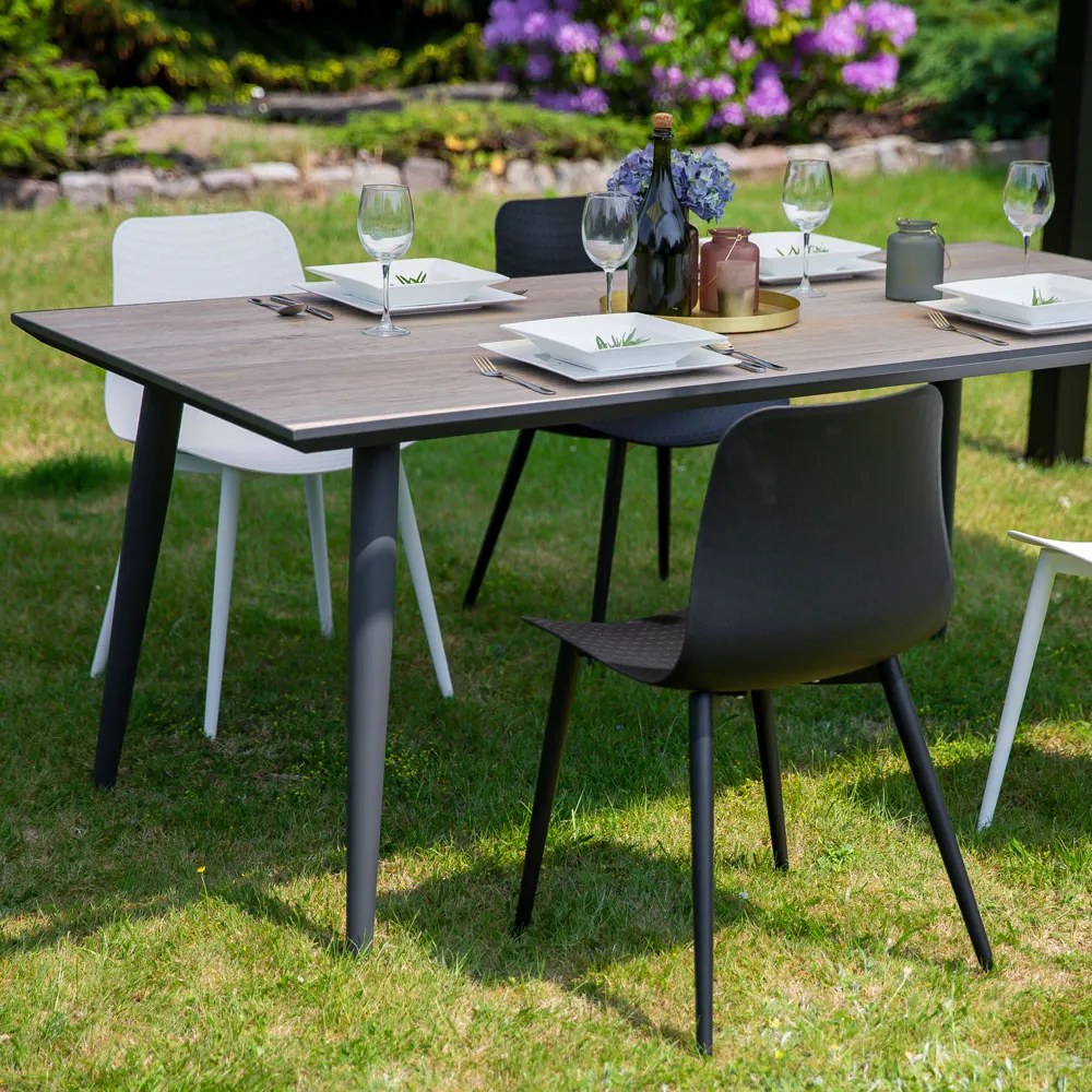 Stół ogrodowy Hugo 180 x 90 x 72 cm brąz PATIO
