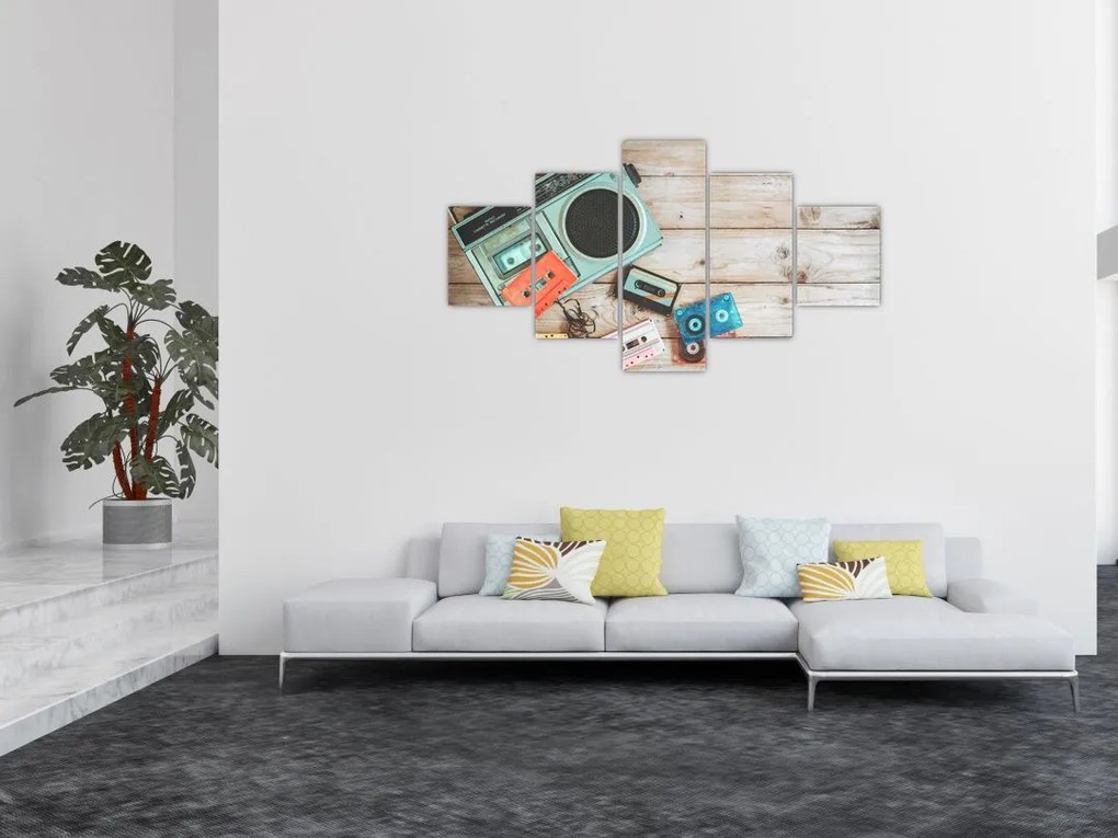 Obraz - Radio retro (125x70 cm)