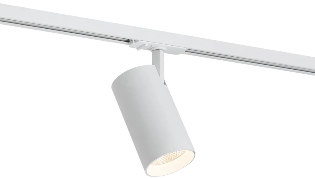 Nowoczesny reflektor biały do 1-fazowego systemu szynowego z LED - Iconic Mark Nowoczesny Oswietlenie wewnetrzne