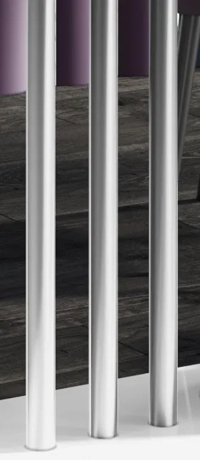 Rozkładany stół z owalnym blatem Cesaro Hubertus marmur połysk