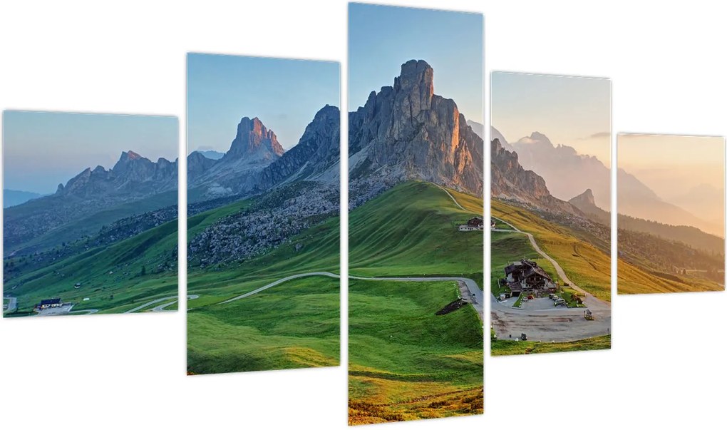 Obraz - Dolomity (125x70 cm)