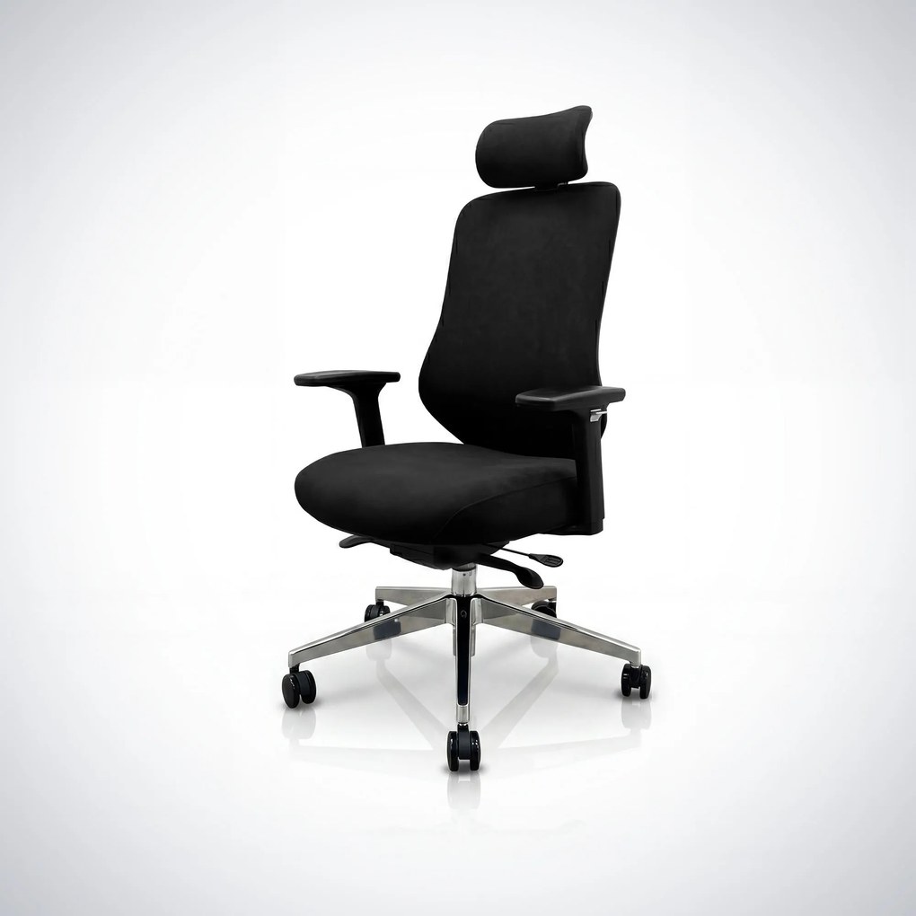 Fotel biurowy ergonomiczny czarny: AXIS