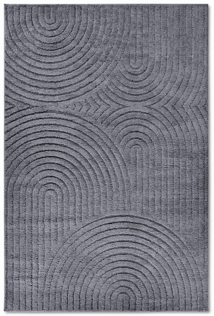 Dywan nowoczesny New York 3D antracytowy 160 cm x 235 cm