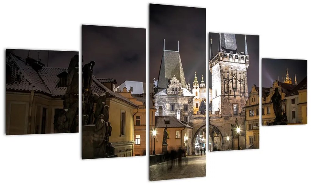 Obraz oświetlonej Bramy Pyłu (125x70 cm)