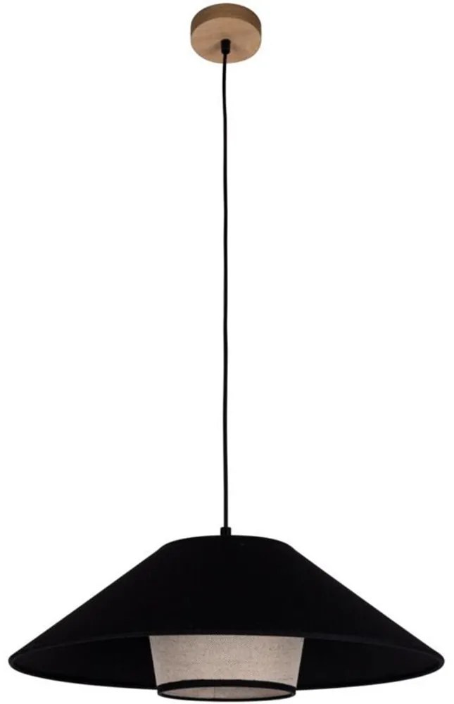 Spot-Light 16890174 - Żyrandol na przewodzie AMIGO 1xE27/60W/230V dąb